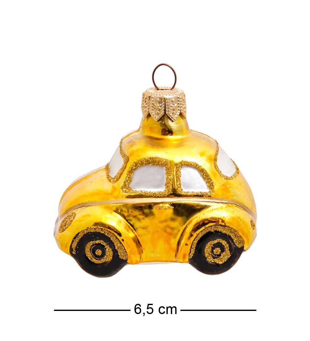 НФ-011/4 Фигурка «Машинка» ёлочное украшение, желтый