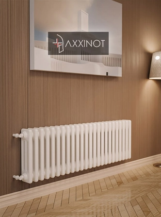 Axxinot Sentir 3030 - трехтрубный трубчатый радиатор высотой 300 мм, боковое подключение, белый