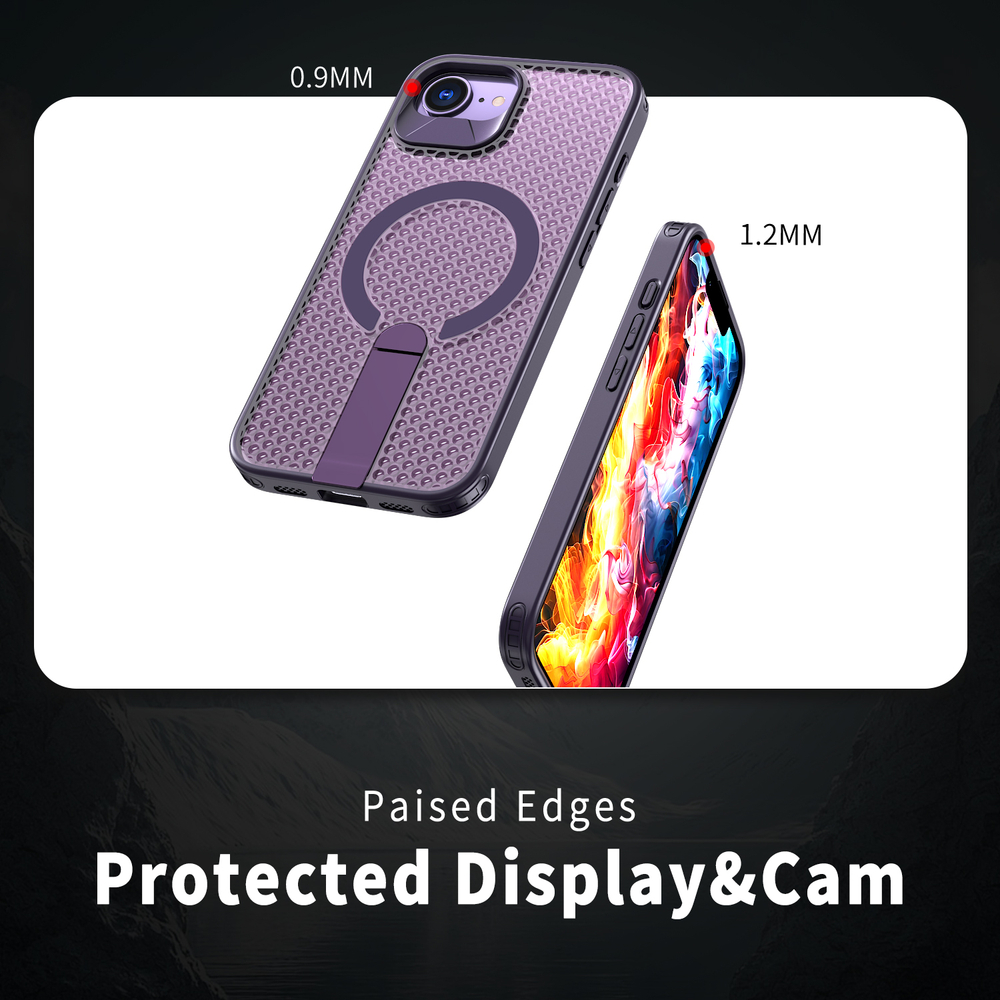 Прозрачный чехол Mesh Pro Magnetic Case для iPhone 16e