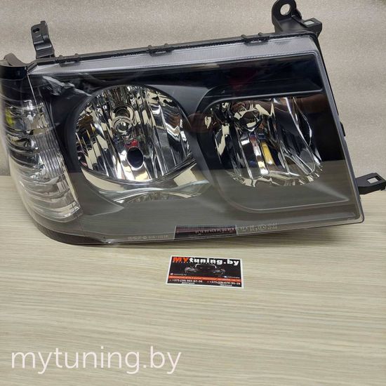 Передние фары Toyota Land Cruiser 100 black