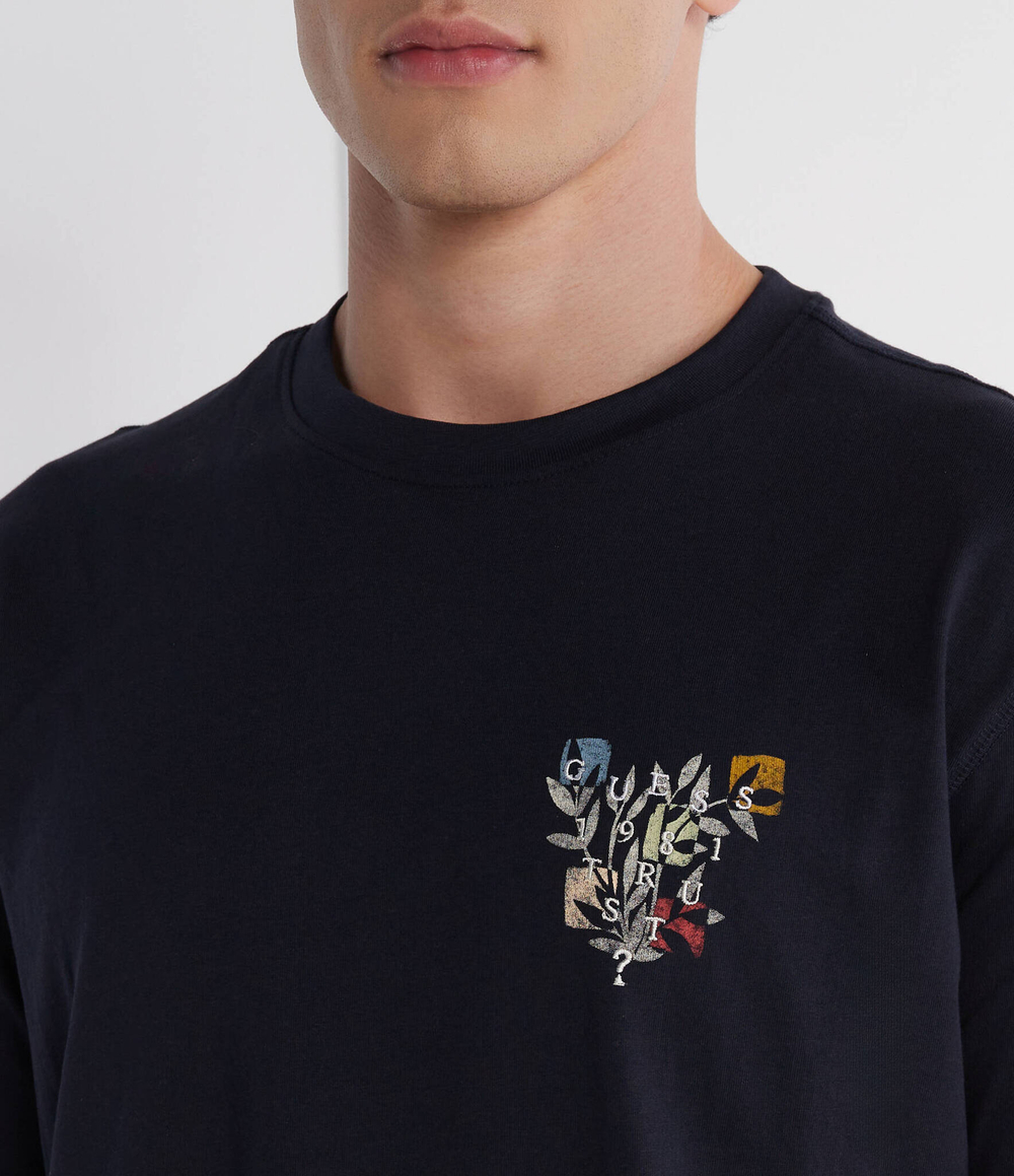 Футболка SS CN SMALL ABSTRACT GUESS - темно-синий(M4GI19 K8FQ4)