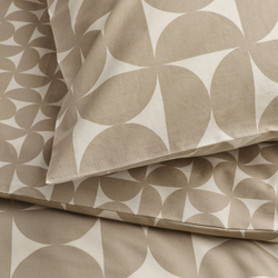 IKEA ÄNGSNEJLIKA  (ИКЕА ЭНГСНЕЙЛИКА)  -  Пододеяльник и наволочка - серо-бежевый/кремовый 150x200/50x60 см