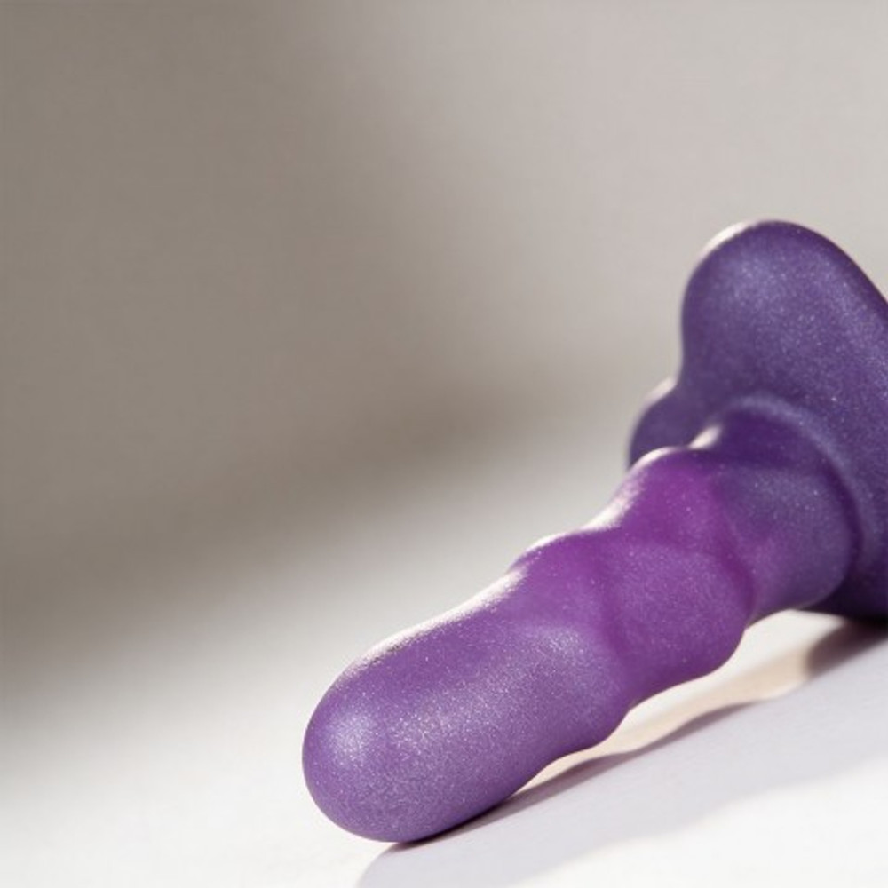 Нереалистичный дилдо Unicorn Mini Purple (12,5*3,5 см)