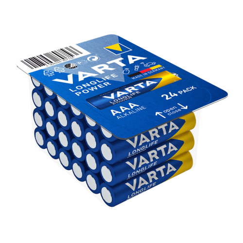 батарейка Varta LR03 AAA Box24 longlife power alkaline