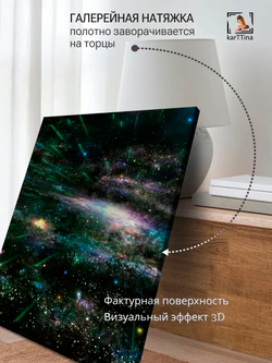 Картина "Звездная ночь", интерьерная 30х40см 1шт.