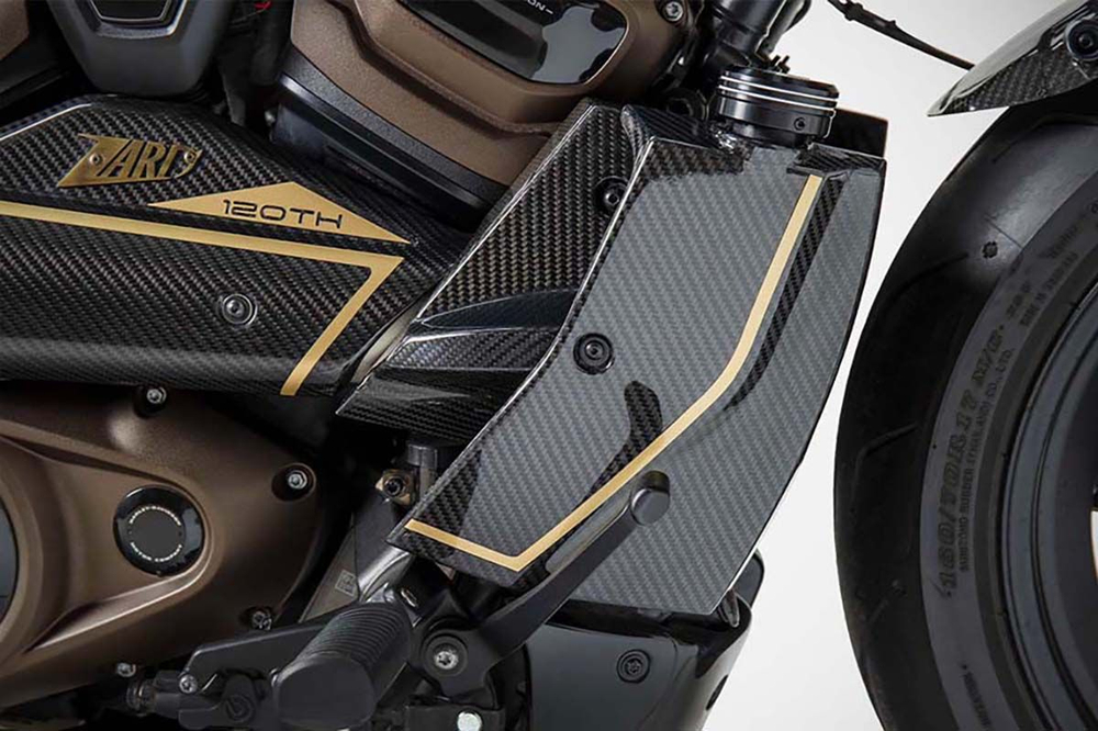 Zard Накладки радиатора + задняя боковая панель "120TH" Harley Davidson Sportster S 1250 (2021+)
