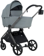 Детская коляска Pituso Teffy 3 в 1 с автокреслом Baesa Black Blue Tea/Graphite