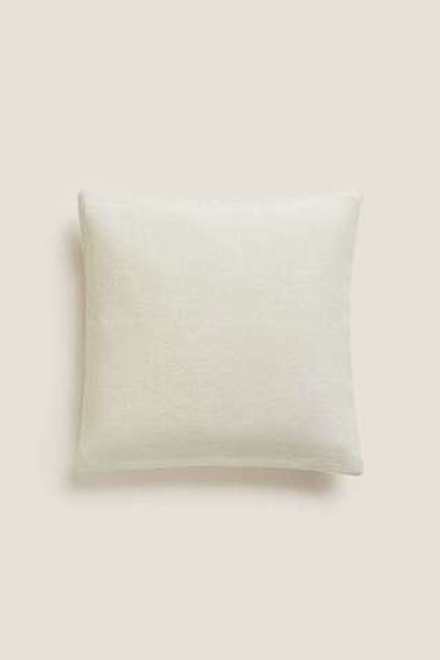 ZARA HOME ОДНОТОННАЯ НАВОЛОЧКА ДЛЯ ДЕКОРАТИВНОЙ ПОДУШКИ, ЭКРЮ