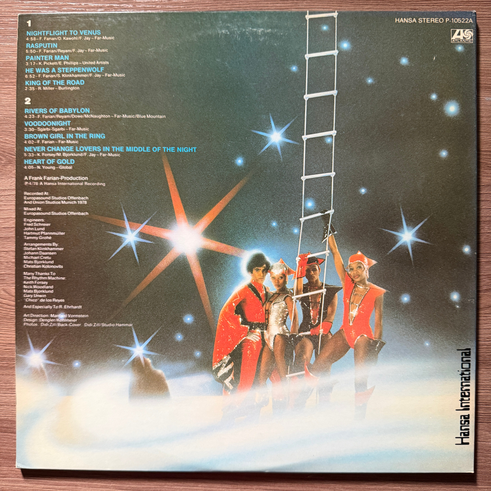 Boney M. – Nightflight To Venu (Япония 1978г.)