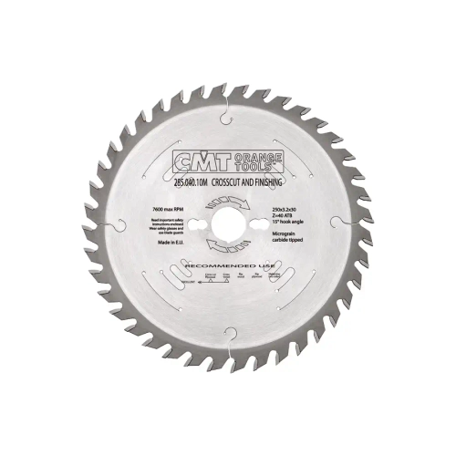 Диск пильный 160x20x2,2/1,6 5° 15° ATB Z=48 CMT 285.160.48H