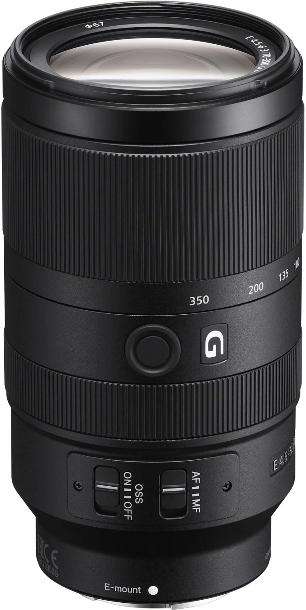 Sony E 70-350mm f/4.5-6.3 G OSS (SEL70350G), черный