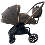 Прогулочная коляска Luxmom 788 / телескопическая ручка, коричневый цвет