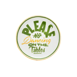 Тарелка пирожковая NO DANCING ON THE TABLES, 16,5см