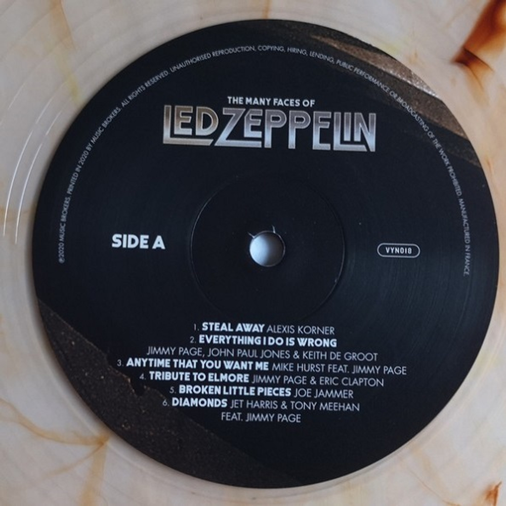 Сборник / The Many Faces Of Led Zeppelin (A Journey Through The Inner World Of Led Zeppelin)(Limited Edition)(Coloured Vinyl)(2LP)