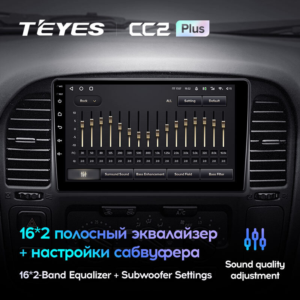 Teyes CC2 Plus 9" для Toyota Land Cruiser 100 1998-2007
