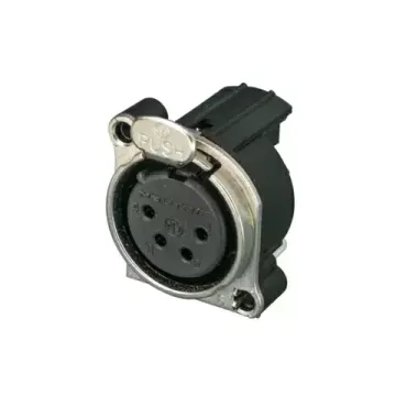 Neutrik NC4FBH панельный разъем XLR female серии B. горизонт. установка на ПП
