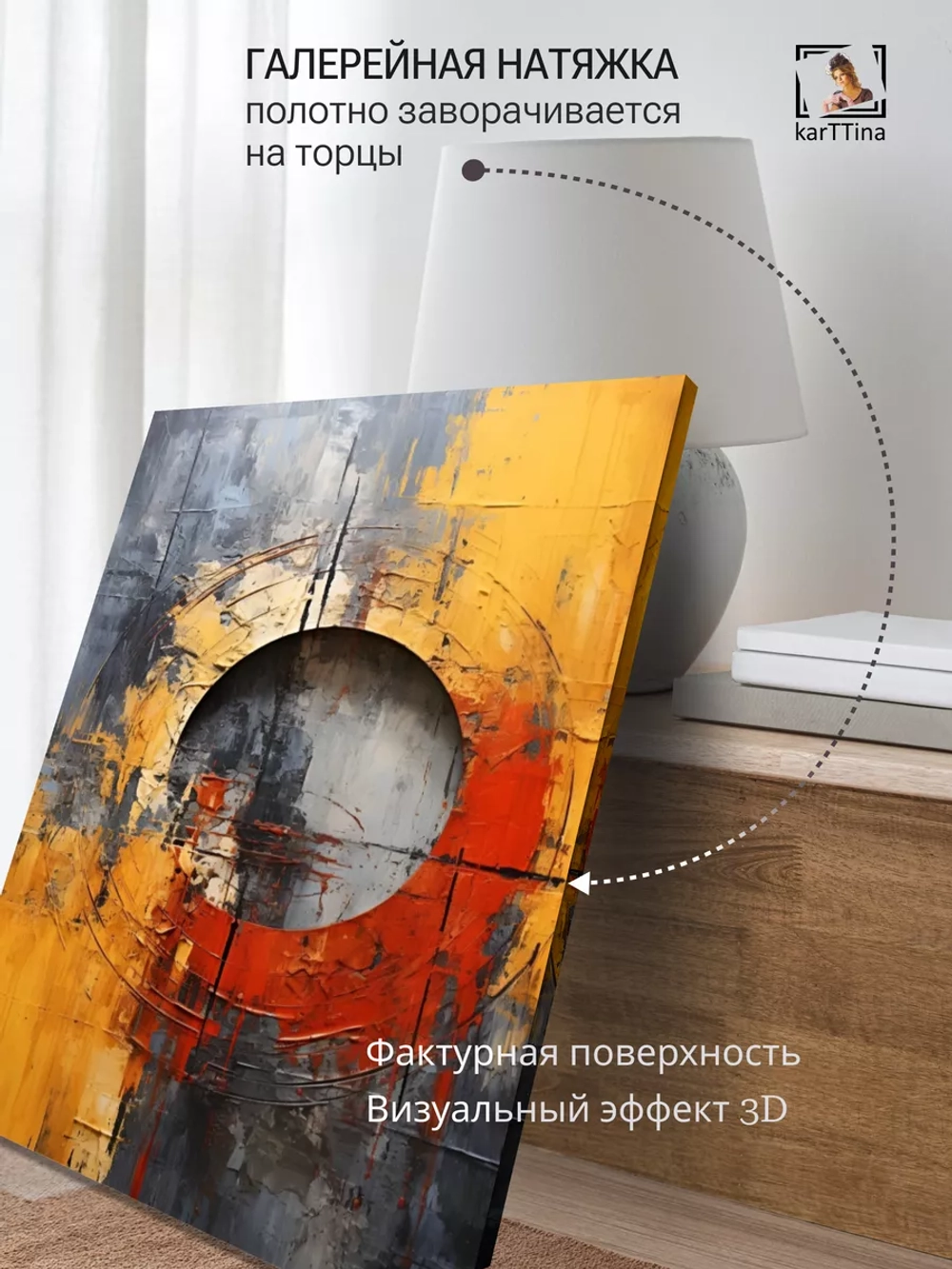 Картина на стену "Ядро" 50х70см 1шт.