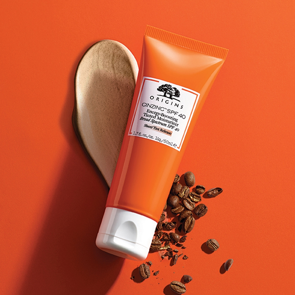 Origins GinZing Energy-Boosting Tinted Moisturizer - Крем для лица с эффектом омоложения SPF 40, 50 ml