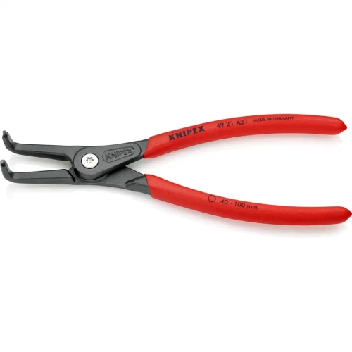 Прецизионные щипцы для стопорных колец черненая 210 мм Knipex 49 21 A31 SB