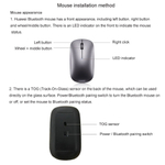 Беспроводная мышь AF30 Bluetooth 4.0 оптическая бесшумная мышь легкий