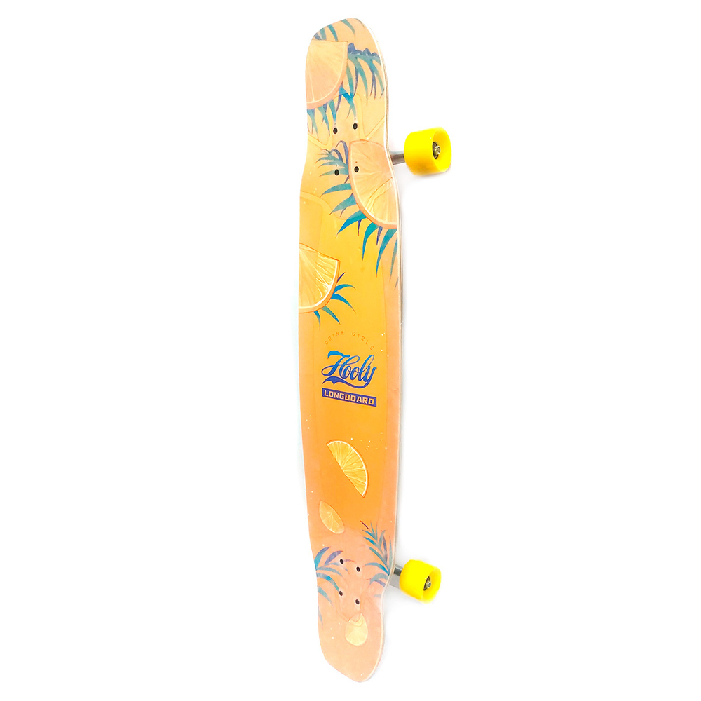 Комплект лонгборд HoolyBoards OrangeGirl 44/112см