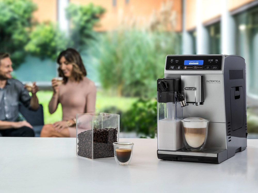 Кофемашина Delonghi Autentica ETAM29.660.SB 1450Вт серебристый/черный