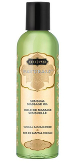 Массажное масло Naturals Vanilla Sandalwood с ароматом ванили и сандала - 59 мл.