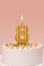 Свеча для торта Цифра 8, 18.4 г, 12 шт, Boomzee BCD-14
