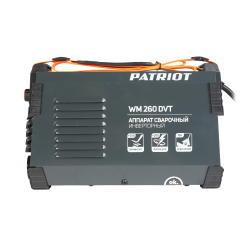 Аппарат сварочный инверторный PATRIOT WM 260 DVT MMA