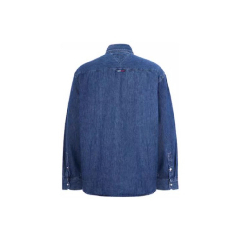Tommy Hilfiger Logo Denim Shirt "Blue"