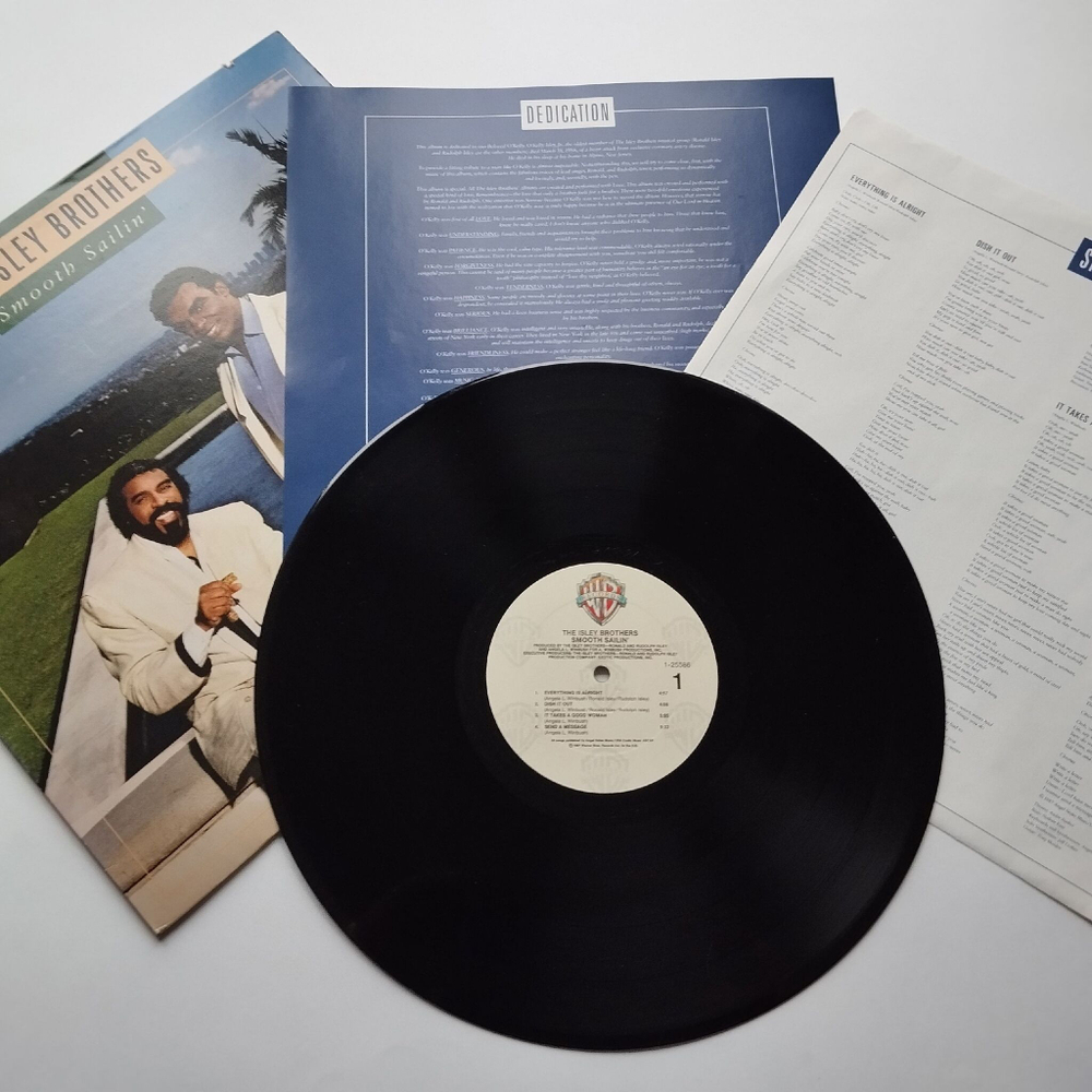 Винтажная виниловая пластинка LP The Isley Brothers Smooth Sailin (USA 1987)