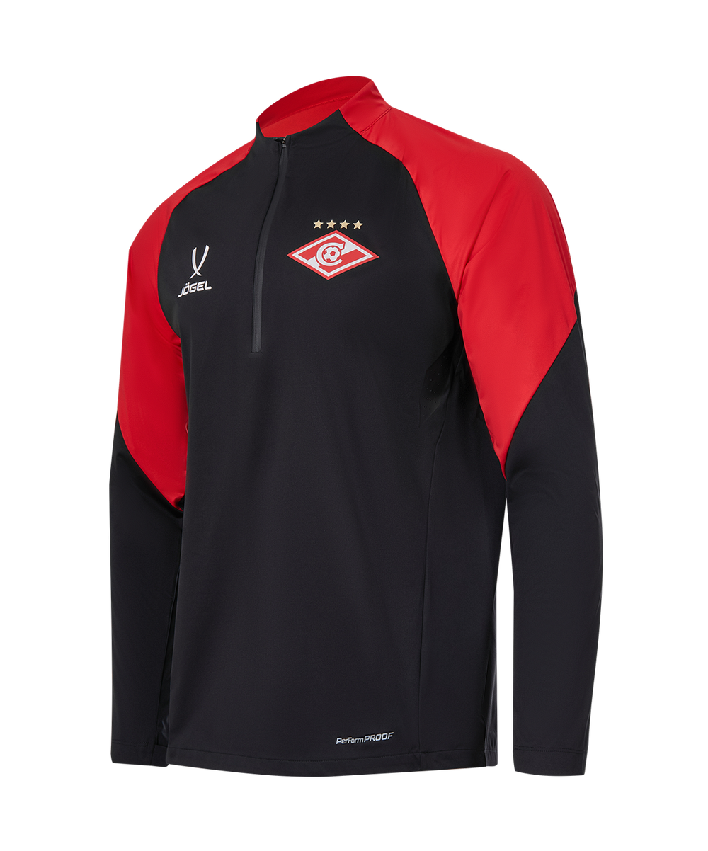 Джемпер ветрозащитный Jögel PREMIER PerFormPROOF Spartak 1/4 Zip Wind Top, черный