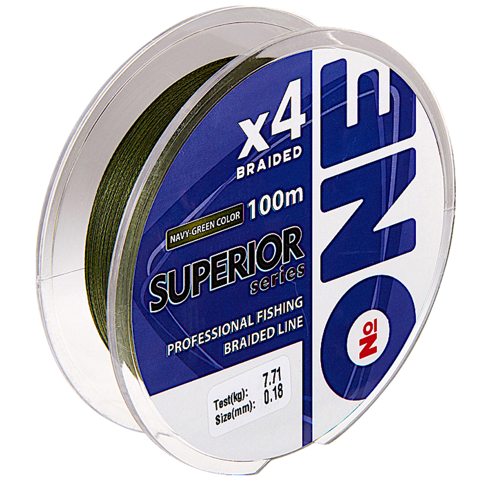 Шнур IAM №One Superior x4 100м Navi-Green -