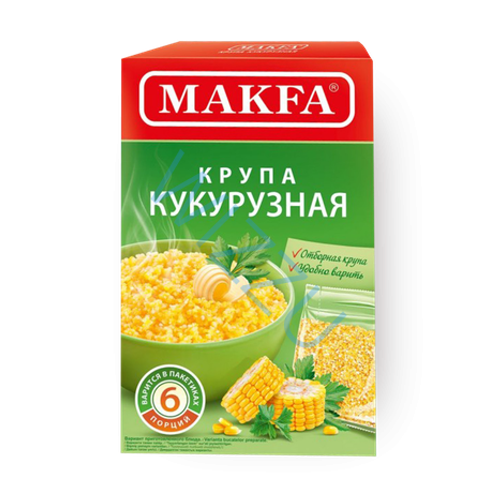 Крупа Макфа кукурузная вар/пак 400г