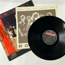 Винтажная виниловая пластинка LP Bon Jovi Runaway (Япония 1984) (Оби)