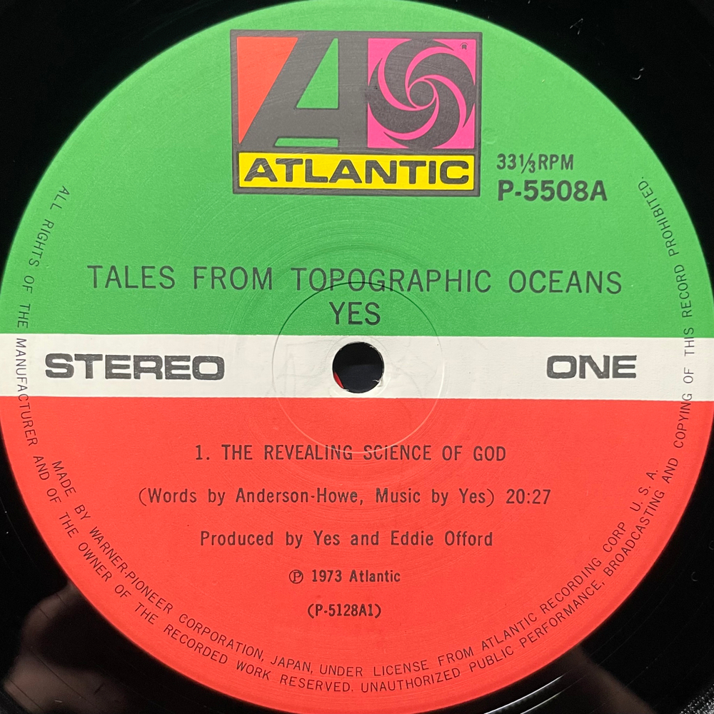 Yes ‎– Tales From Topographic Oceans 2LP (Япония 1974г.)