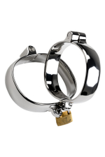 Наручники Toyfa Metal серебристые 11,2 см