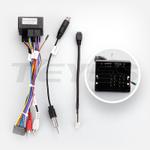 Магнитола для Ford Focus 2 2004-2011 (климат, рамка черная) - Teyes CC4L монитор 9" IPS, Android 14, Быстрая, Snapdragon 662, CarPlay, 4G SIM-слот