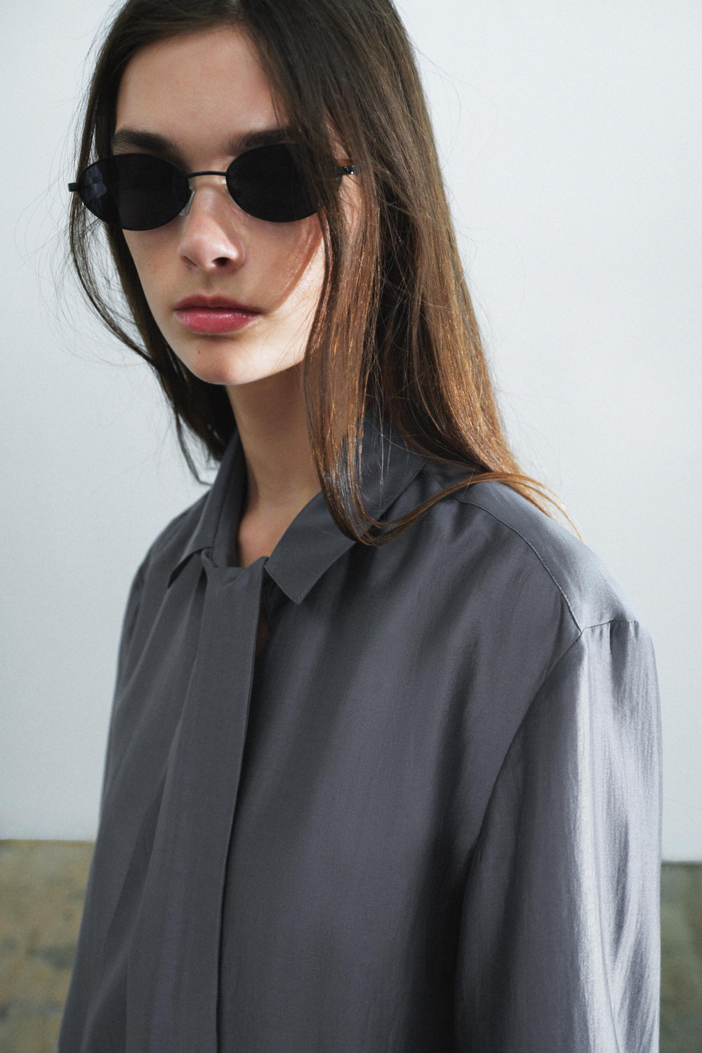 РУБАШКА С БАНТОМ — ZW COLLECTION — ZARA