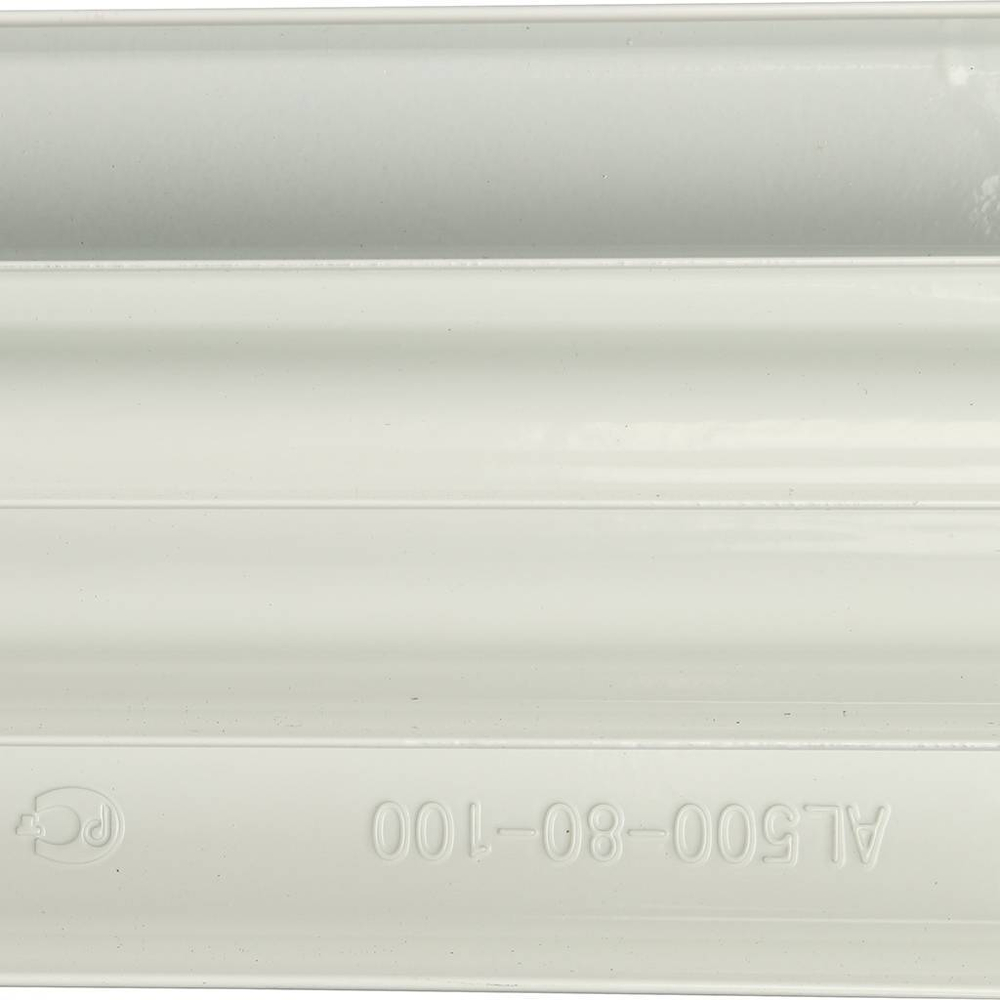 ROMMER AL500-80-80-100  4 секции радиатор алюминиевый (RAL9016)