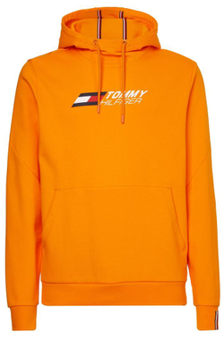 Мужская теннисная кофта Tommy Hilfiger Essentials Hoody - Оранжевый