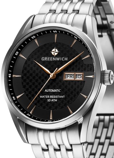 Greenwich Good Luck Classic GW 074.10.35 - Классика с морской символикой, Мужские наручные часы
