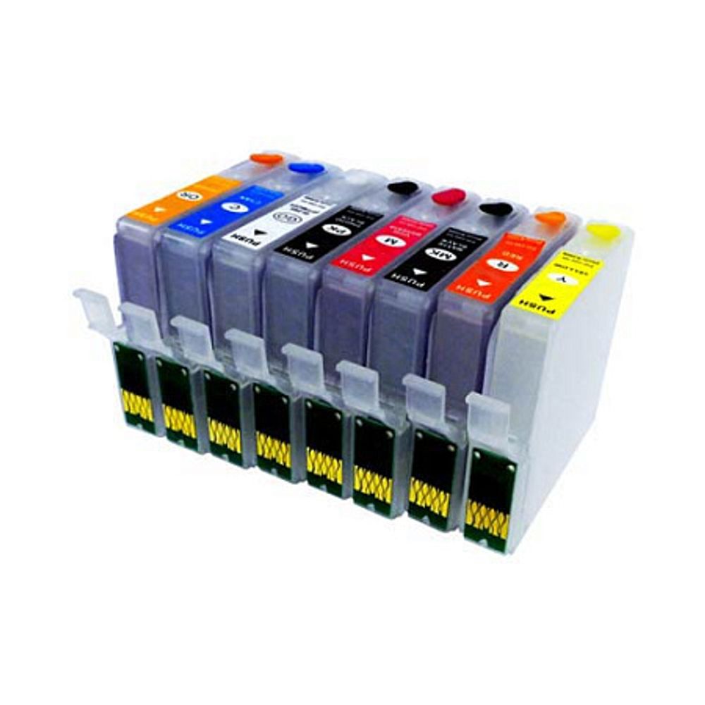 Набор картриджей ПЗК (T5631-5637,5639) для Epson St Pro 7880/9880 (RE-7880/9880) 8 шт (БЕЗ ЧЕРНИЛ) IST
