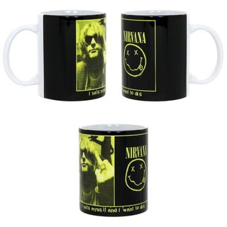 Кружка Nirvana Kurt Cobain:"I Hate Myself and Want to Die" (087)