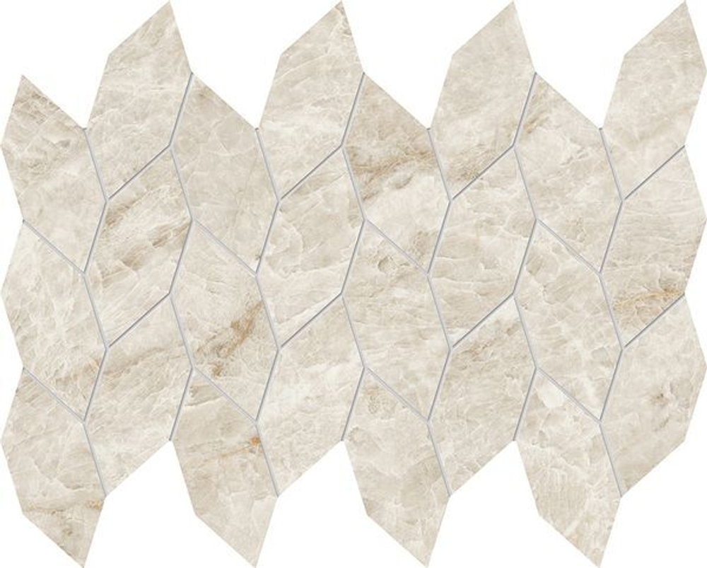 Мозаика/Керамогранит ATLAS CONCORDE MARVEL DIVA Taj Mahall Mosaico Twist Lappato 27,6x35 AYD8 глянц.