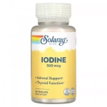 Solaray Iodine 500 mcg 30 vegcaps.