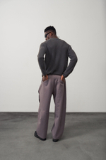Брюки Blue Monte Base Fit Trousers "Dayan Purple Gray"
