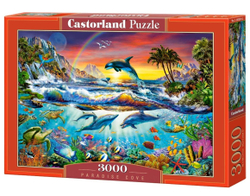 Пазл Castorland "Райская бухта", 3000 деталей, C-300396, картонная основа, от 12 лет