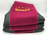 Чехлы премиум кожа + штрокс вышивка SCANIA R/P/G MIX 2004-2014 года S22 Польша