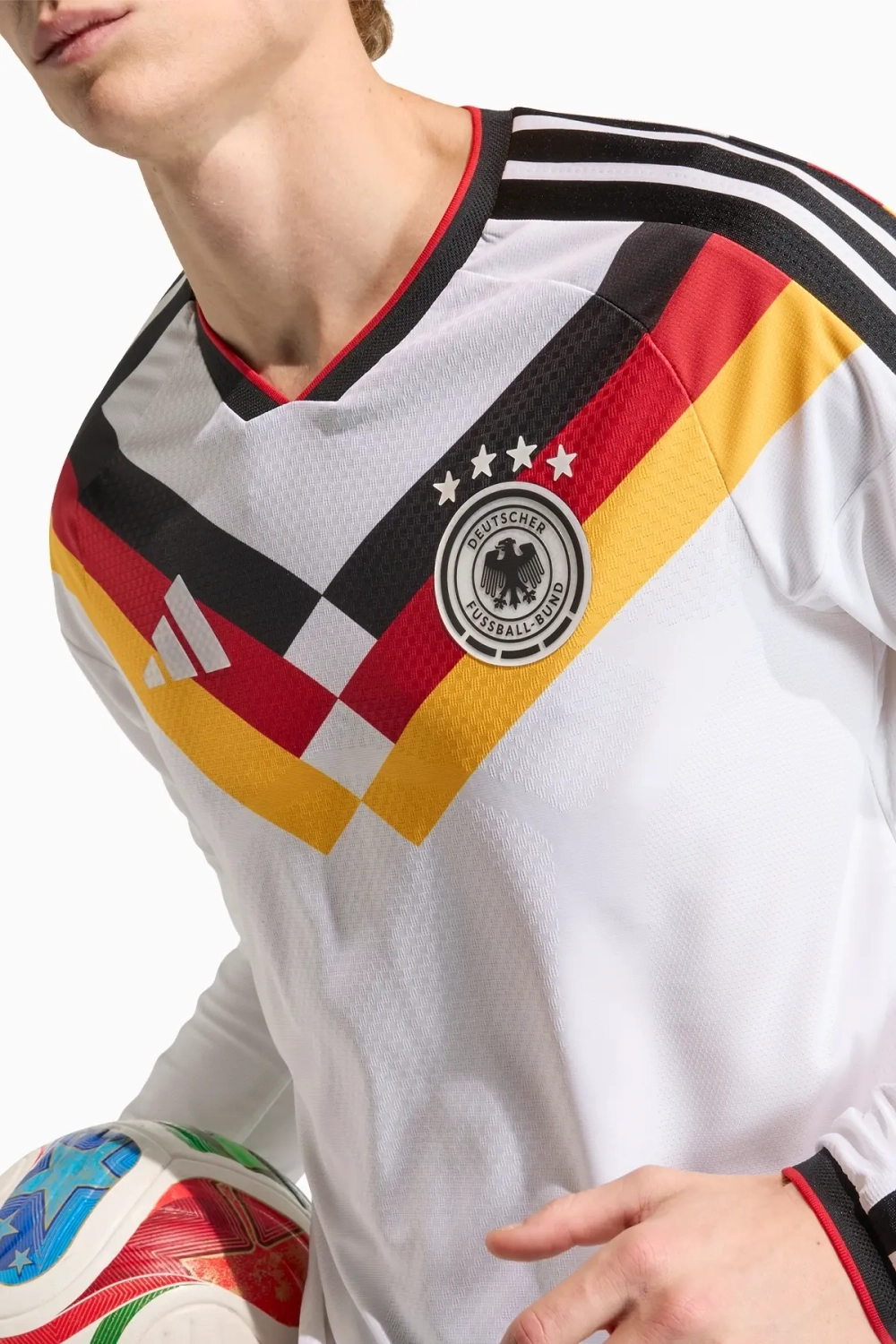 Футболка с длинными рукавами adidas Germany 2026 Home Authentic - белый
